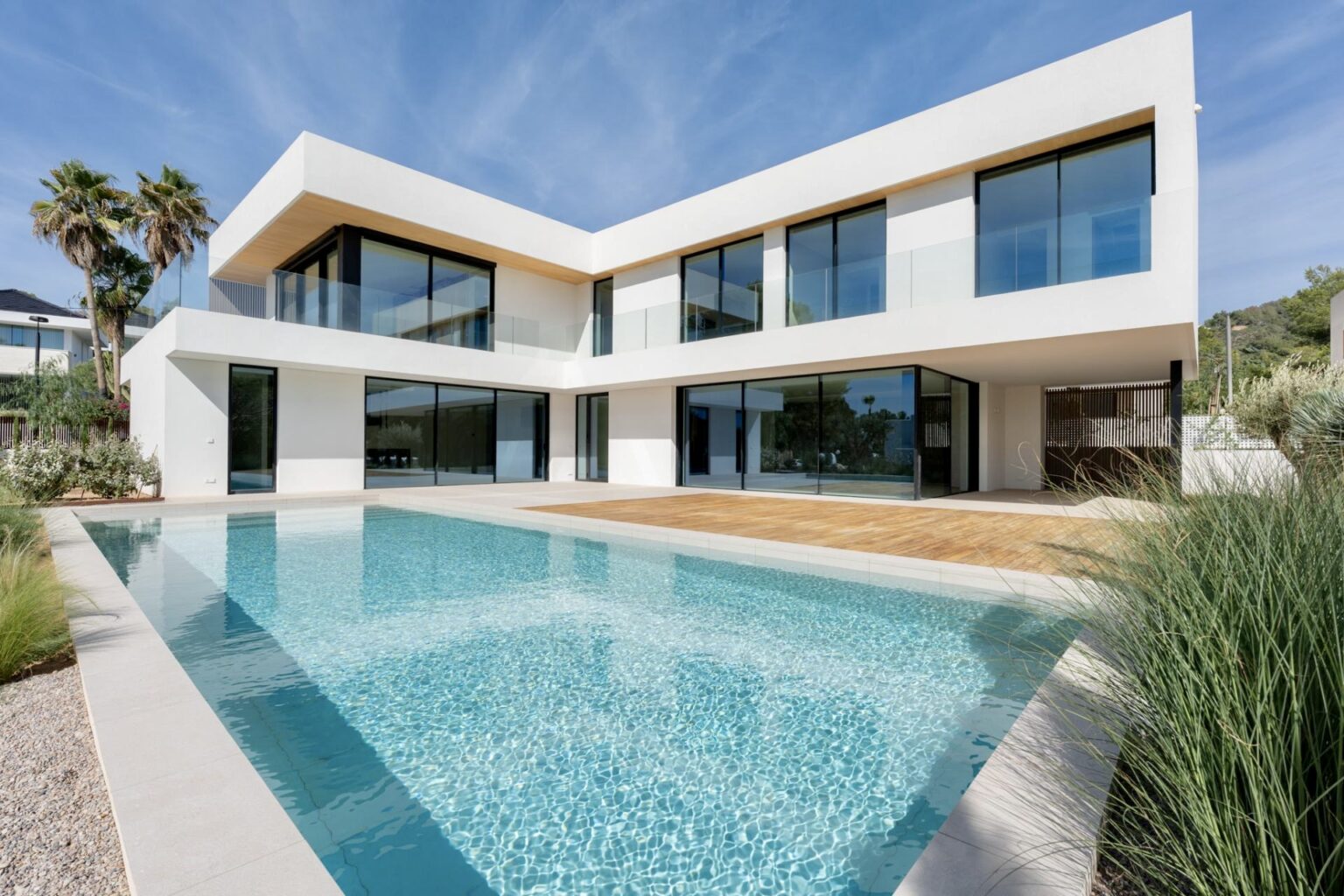 Elegante villa moderna con vistas al mar y a Dalt Vila