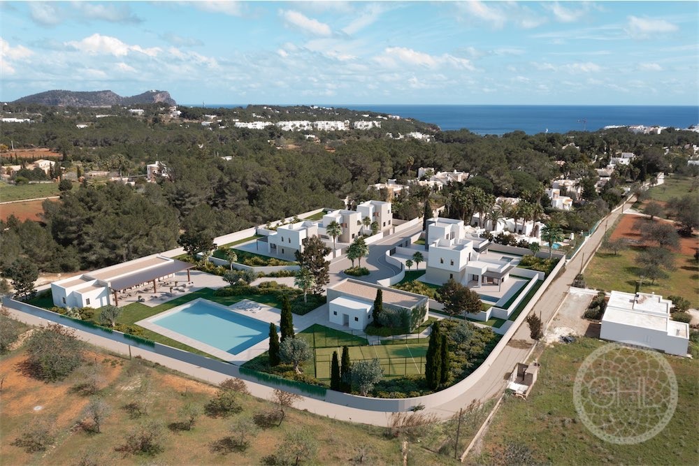 Elegantes villas modernas a minutos de la playa