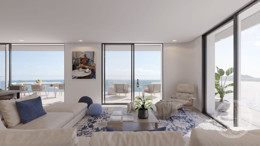 Ultra luxurious penthouse in first line to the sea