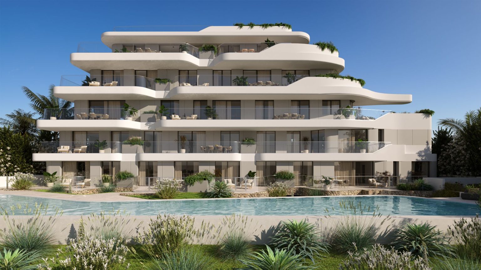 Projet d’appartements ultra luxueux en bord de mer