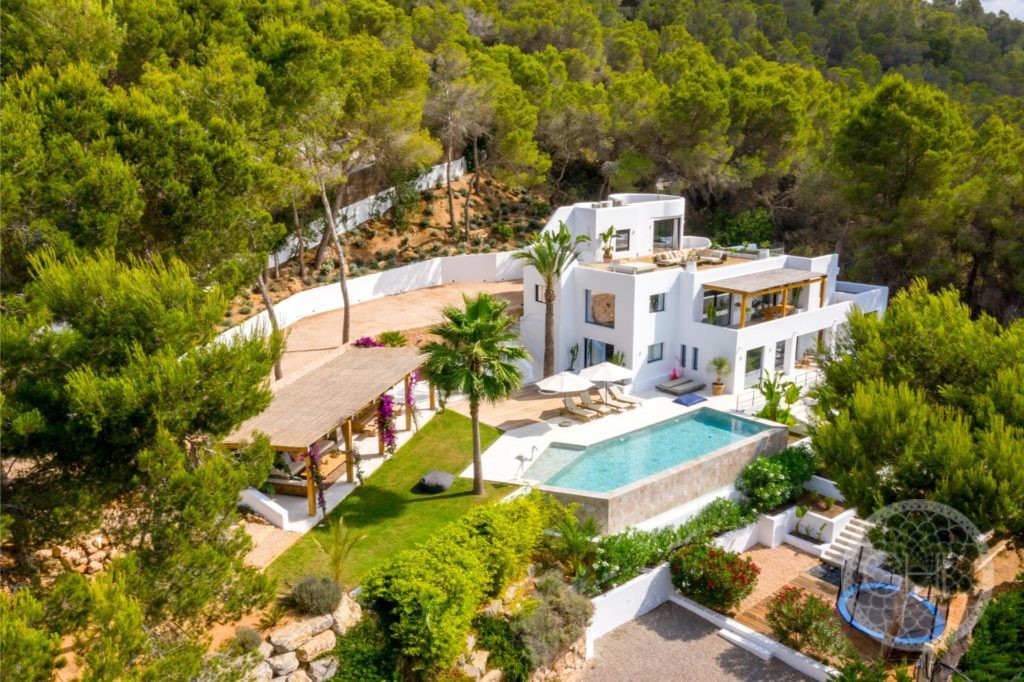 Tadellose Villa mit Panoramablick auf Formentera