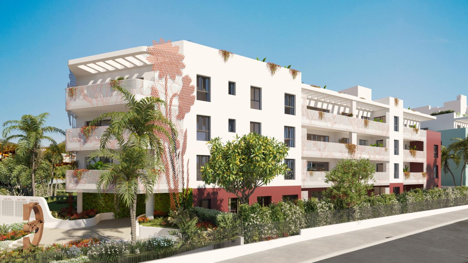 Appartement de 2 chambres au bord de la plage à Ibiza Town avec gestion locative gratuite pour les investisseurs