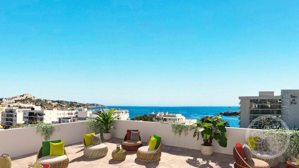 Apartamento de estilo de vida cerca de la playa en la ciudad de Ibiza, con gestión de alquiler gratuita para inversores