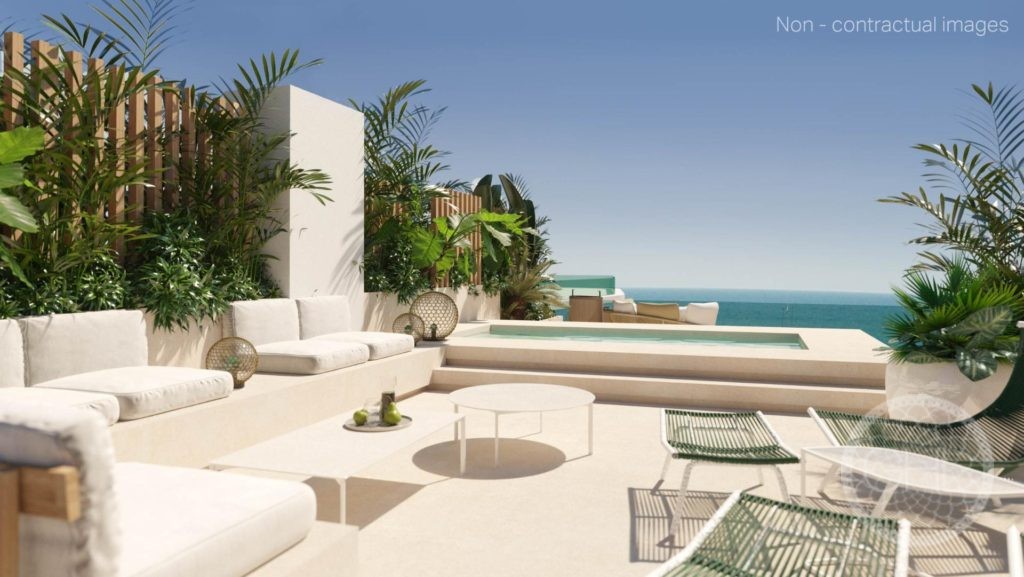 Espléndido apartamento con vistas panorámicas al mar en un oasis residencial de primera categoría
