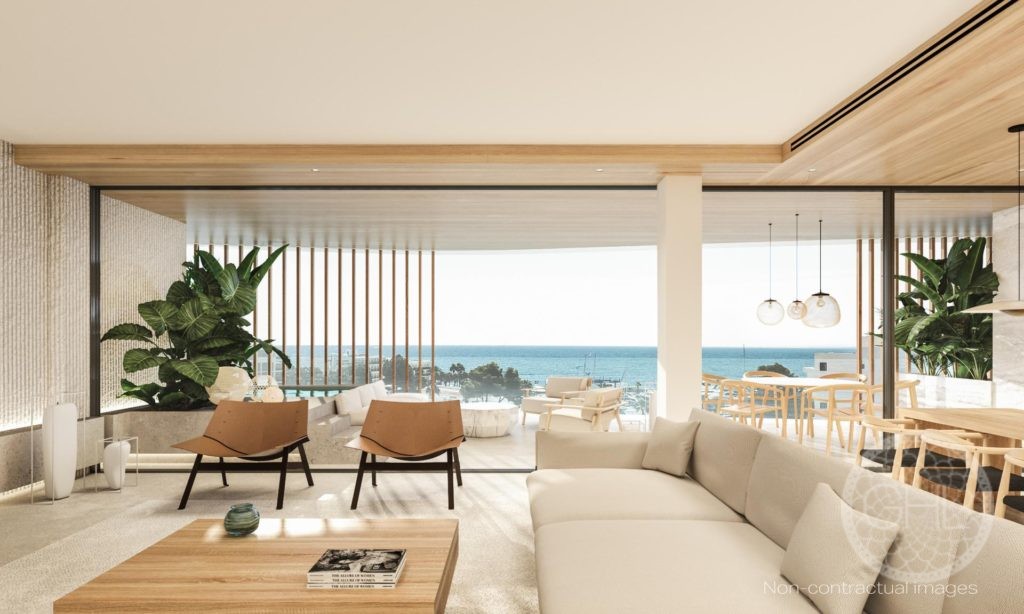 Sofisticado apartamento con impresionantes vistas al mar