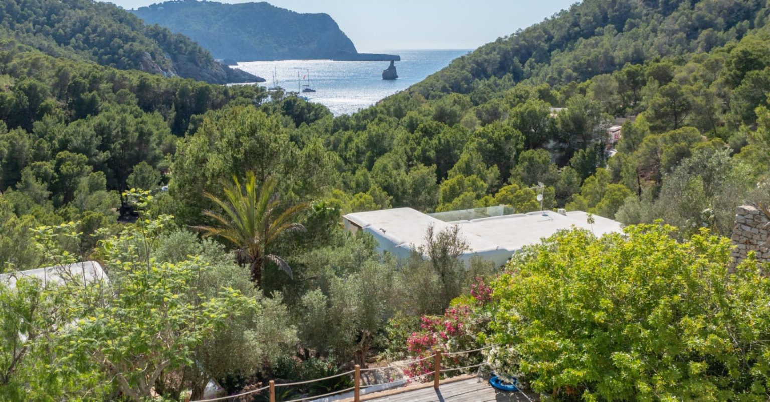 Rustic Blakstad design villa with spectacular sea views over Benirràs bay