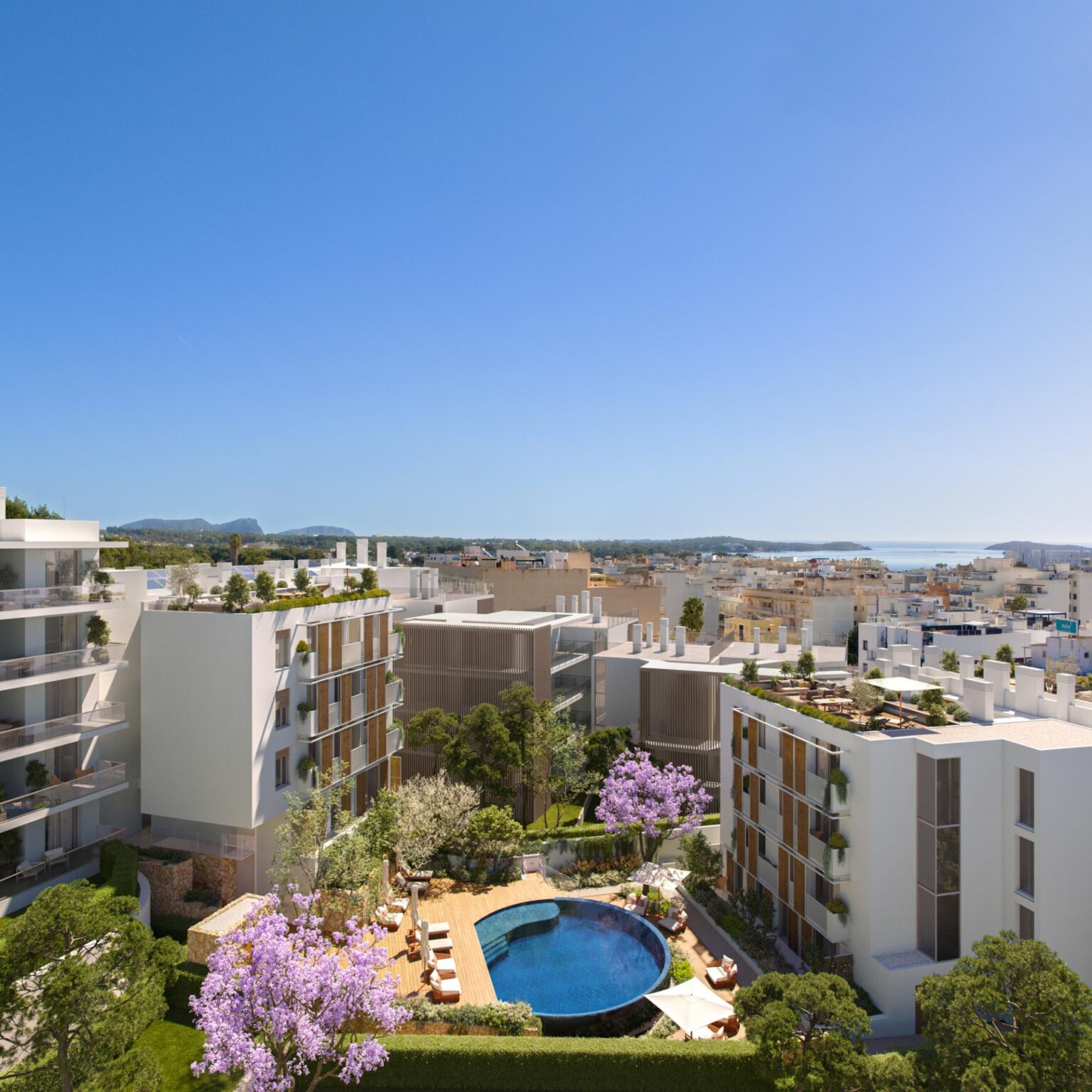 Élégant appartement de luxe dans la ville côtière préférée d’Ibiza